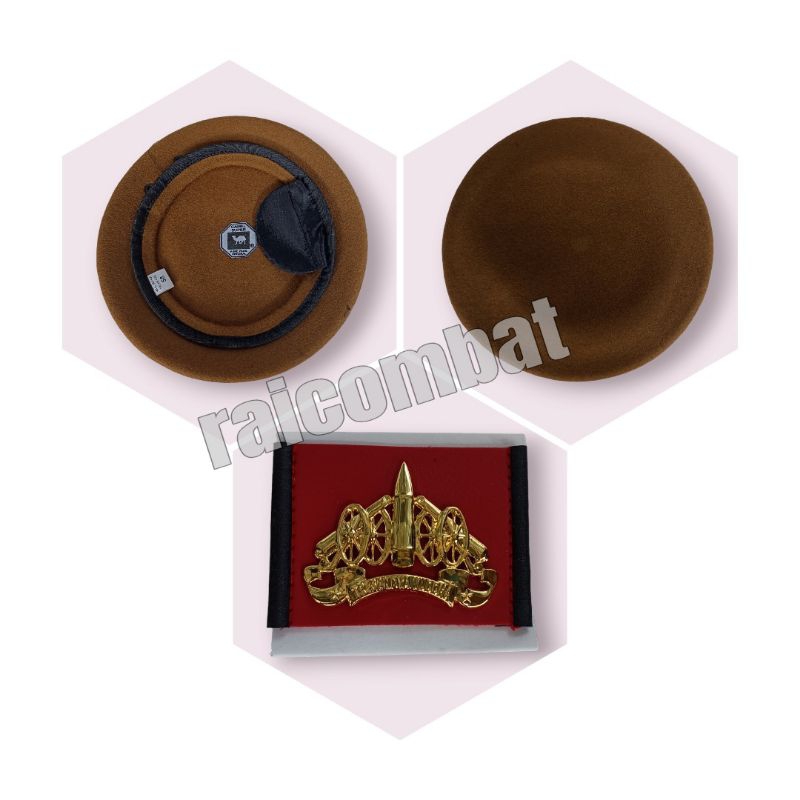 BARET ARMED / BARET TNI-AD + Emblim Armed