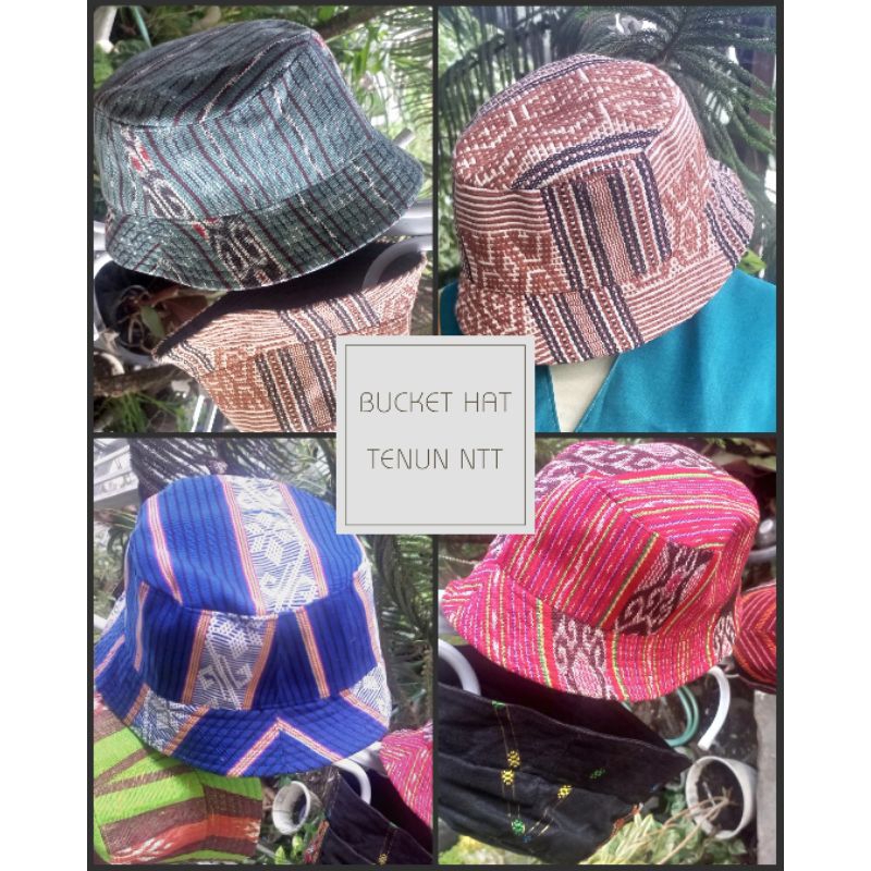 Bucket Hat Topi Tenun NTT