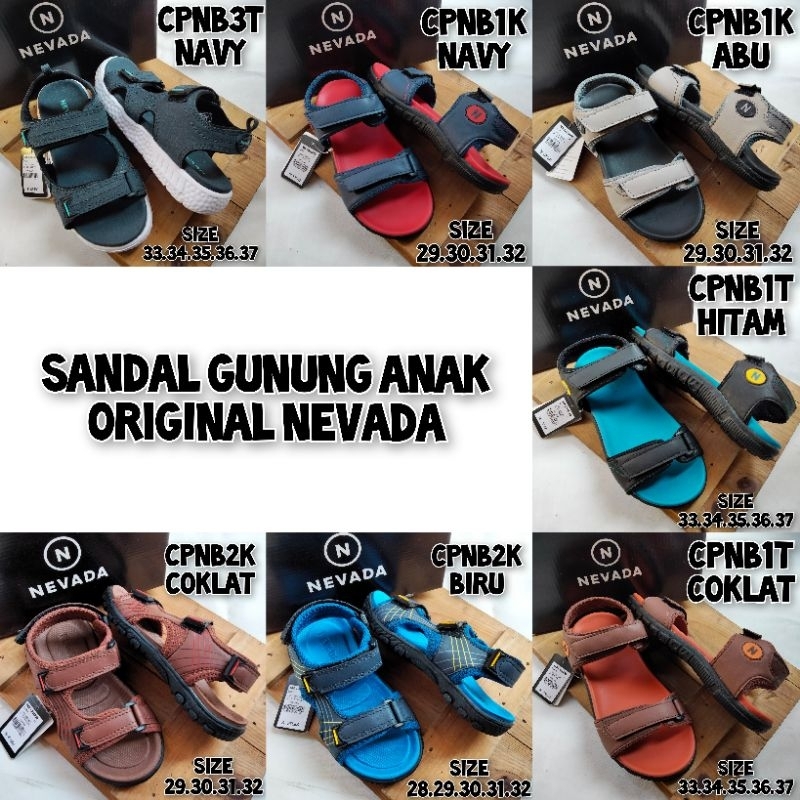 SANDAL GUNUNG ANAK LAKI LAKI ORIGINAL NEVADA