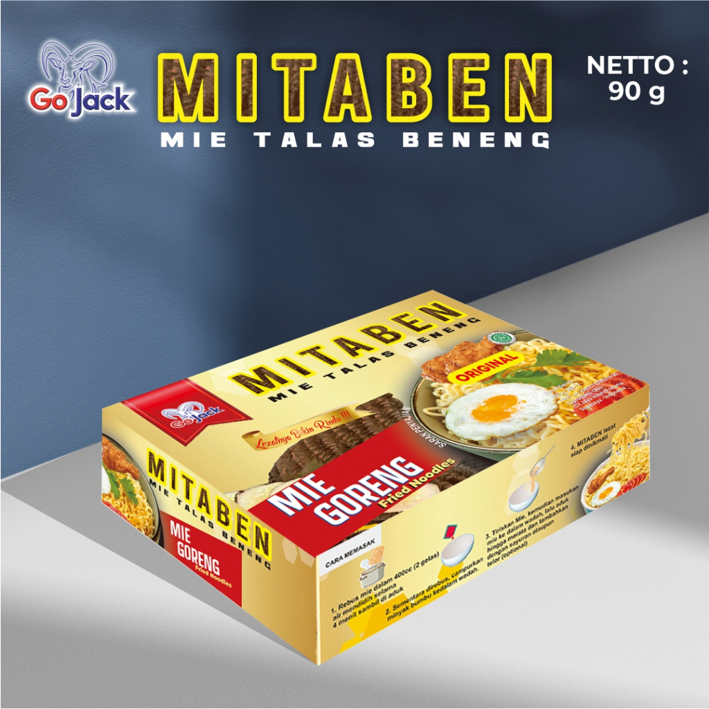 

Mie Talas Beneng Original 90 gram Go Jack Mie Goreng Tanpa Bahan Pengawet Rendah Gluten dan Cocok Untuk Menu Diet DH08