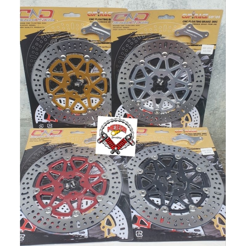 DISCBRAKE PIRINGAN CAKRAM DEPAN 300mm SATRIA 2 TAK CNC ORIGINAL DELKEVIC  PIRINGAN DISC CAKRAM SATRI