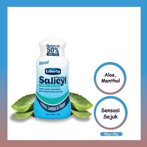 Bedak salicyl ampuh mengobati gatal,biangkeringat DLL neto 75gr