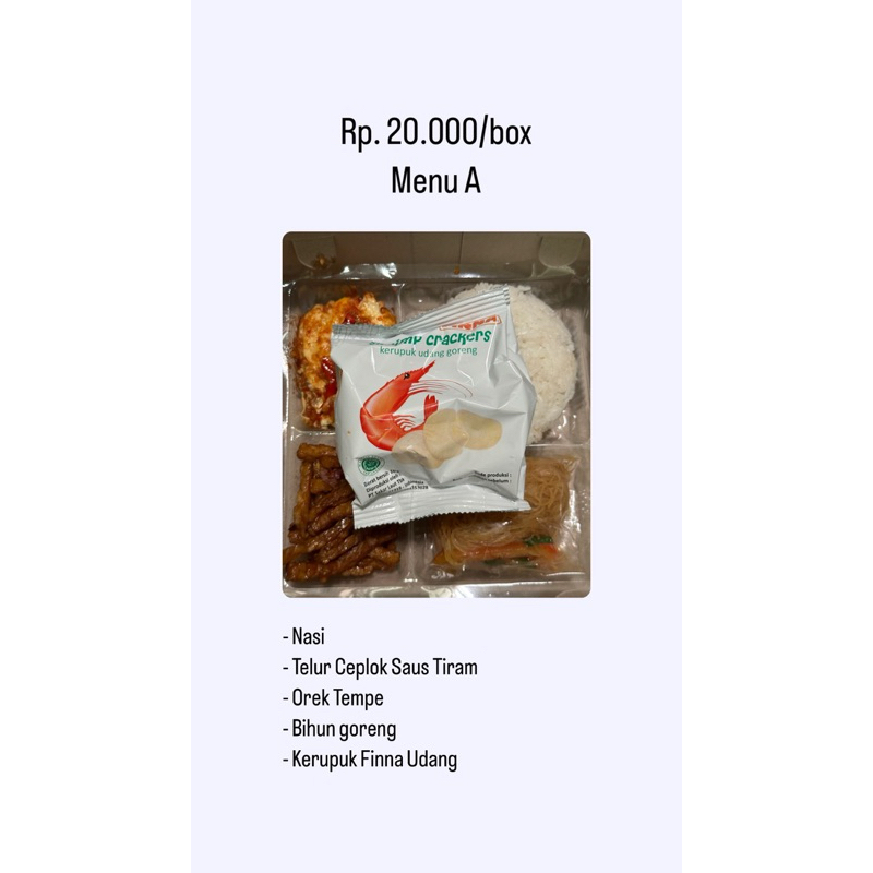 

Paket Nasi box Murah /Jum'at Berkah /Acara