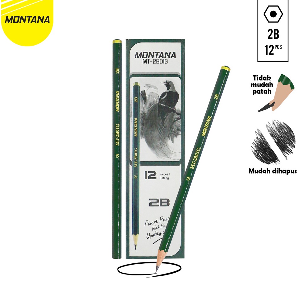 

Terlaris MONTANA Pencil / Pensil Montana MT2B01-B / 2G