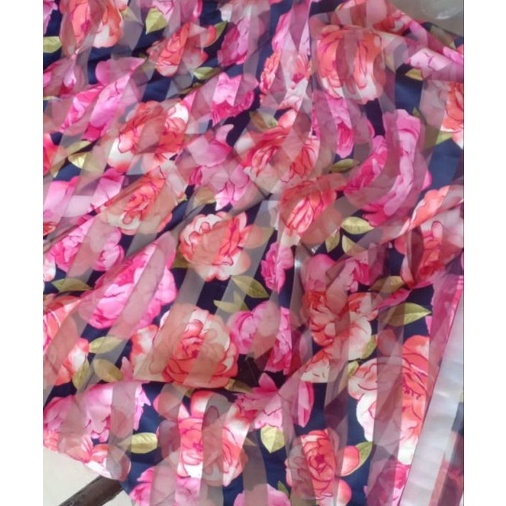 Star Seller kain organza motif //kain organza premium //kain organza bordir // kain organza polos //