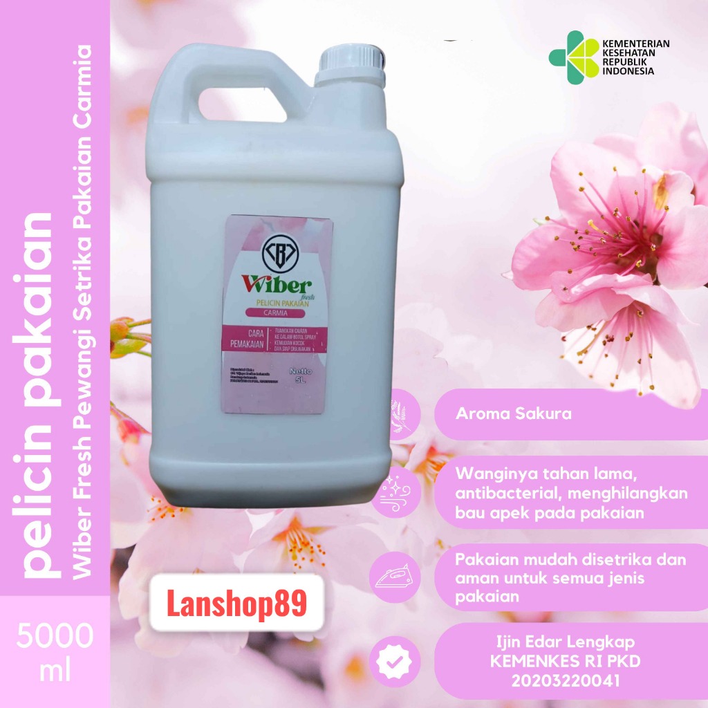 Pewangi Setrika Pakaian Laundry 5 Liter Wangi dan Tahan Lama