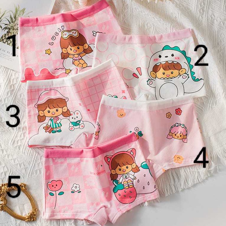 KIDSZONE50 CD026 CELANA DALAM ANAK PEREMPUAN 3-13TAHUN.