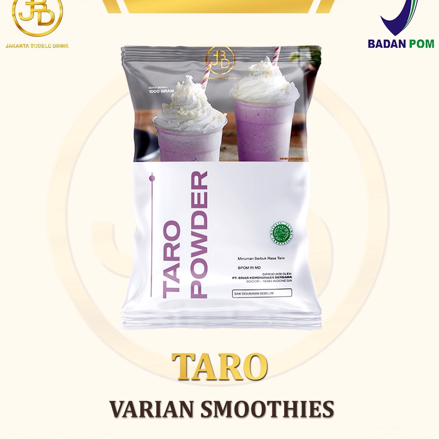 

YXWZ0924 (D2289) Bubuk Minuman Premium TARO - Jakarta Bubble Drink | BPOM&HALAL