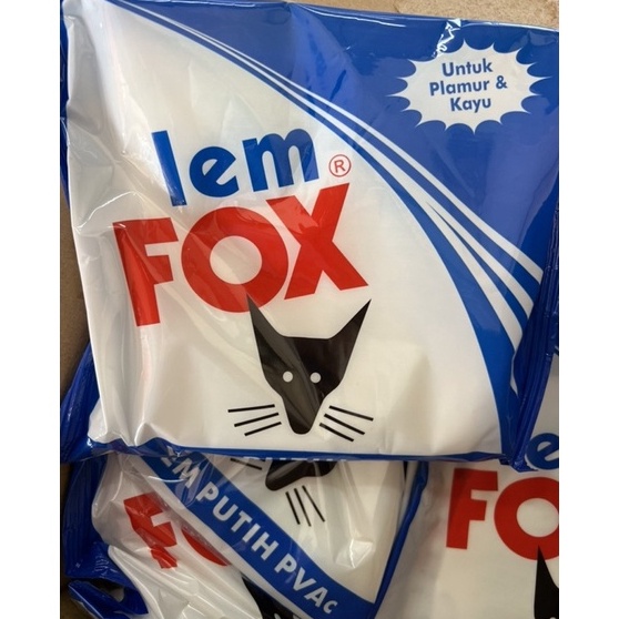 

LEM FOX PUTIH 350 GRAM / LEM FOX PUTIH PVAC BUNGKUS BIRU 350 GRAM