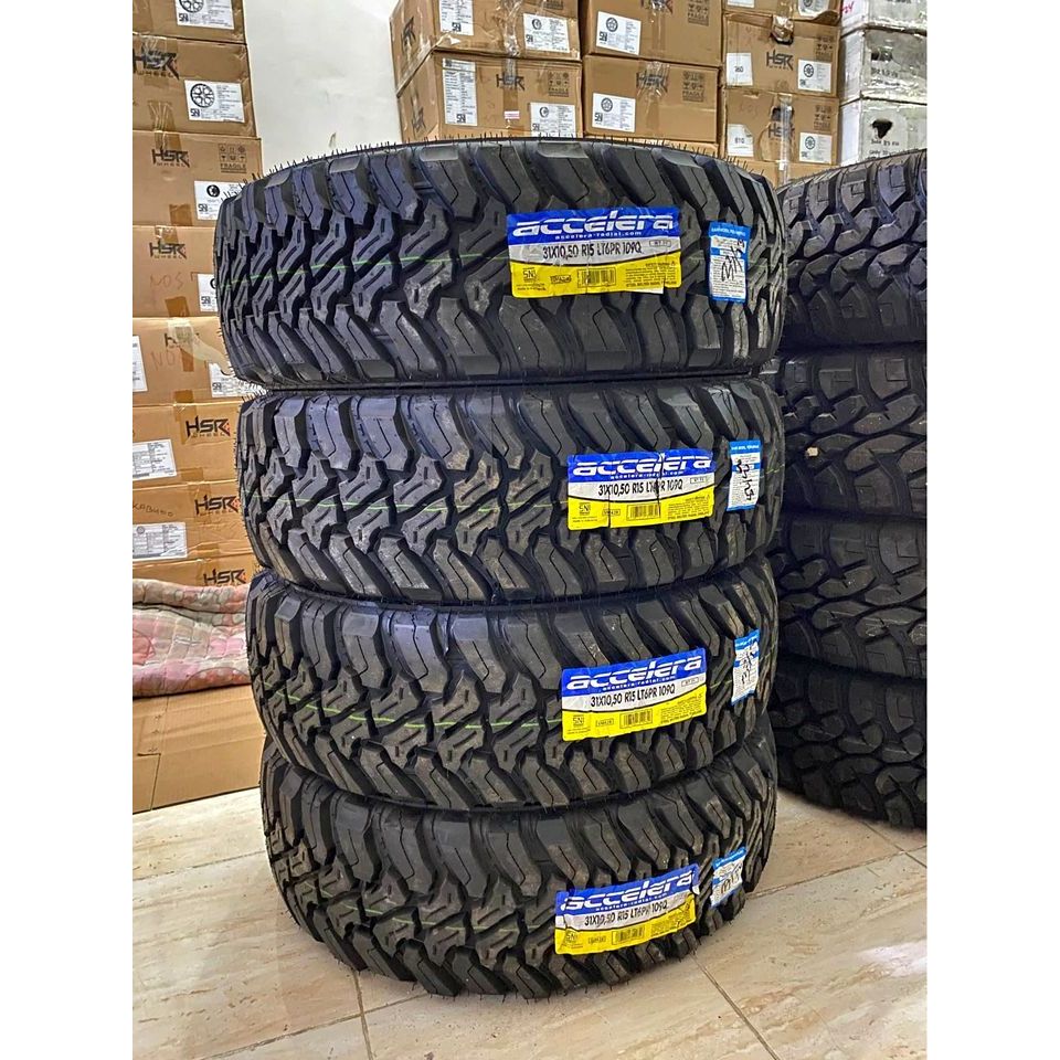 Ban mobil offroad ring 15 30X9,5 R15 accelera M/T-01 NIK 2023 terbaru