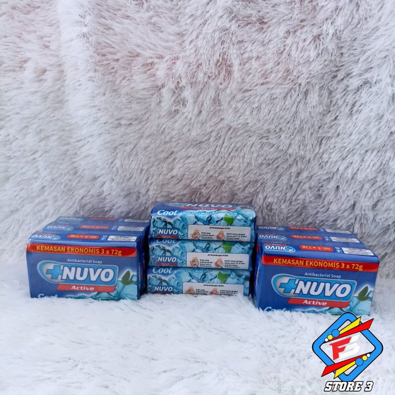 Sabun Batang Nuvo cool isi 3