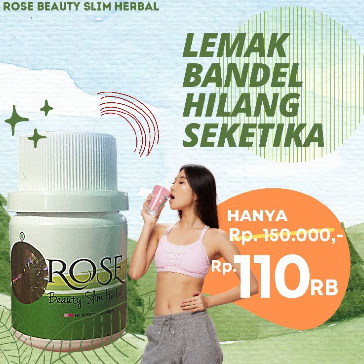 VBHC2102 Dijamin Ori Rose Beauty Slim Herbal - RB SLIM - Rose Beauty Slim Herbal