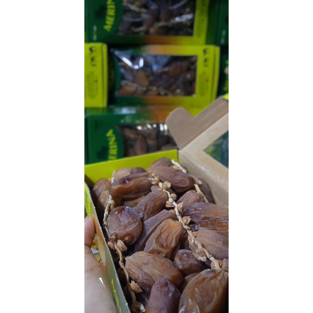 

Kurma Tunisia Tangkai BEST Quality kemasan Dus 500gr