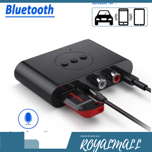 Audio Bluetooth 5.2 Receiver Adapter NFC 3.5mm / Audio Bluetooth Blutut Receiver Stereo Adapter Car 
