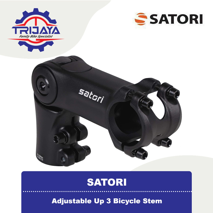 Satori Adjustable Up 3 Bicycle Stem | Stem Sepeda