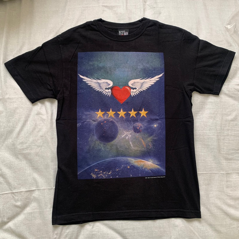Kaos Dewa 19 Bintang Lima / Bintang 5 Official Merch Tshirt Proshop Size M Second 2nd Bekas