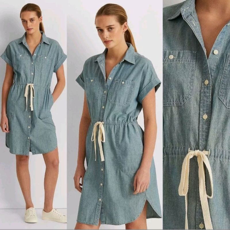 R#lph L denim dress