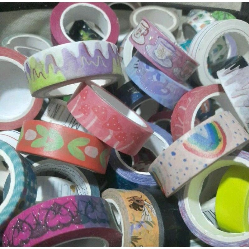 

WASHI TAPE/SELOTIP KERTAS MOTIF
