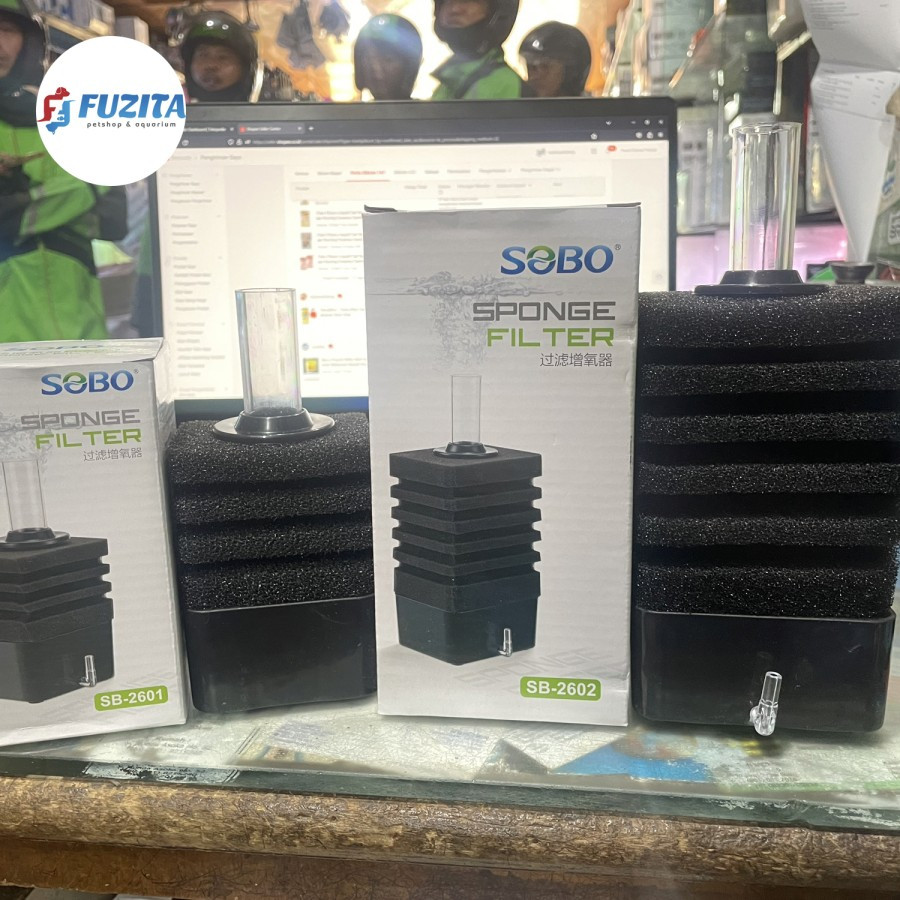 SOBO Sponge Filter -Saringan Biofoam Bio Foam Aquarium Aquascape