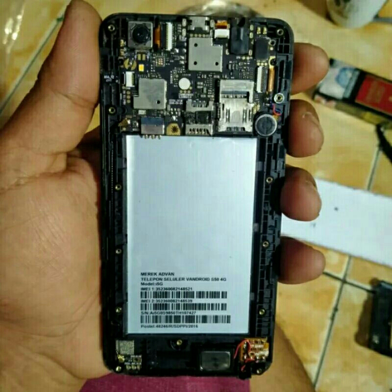 mesin Hp Advan I5C duo 5061 jamin normal Udh tested