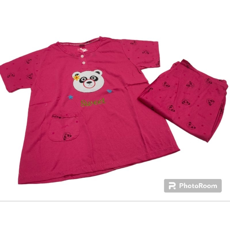 baju tidur dewasa/setelan baju tidur dewasa murah /baju tidur 3/4