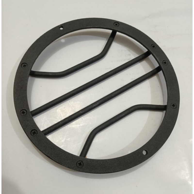 HGH Ram Speaker/Tutup Speaker 6,5 Inch Grill Speaker Bahan Stenlis Hitam Doff
