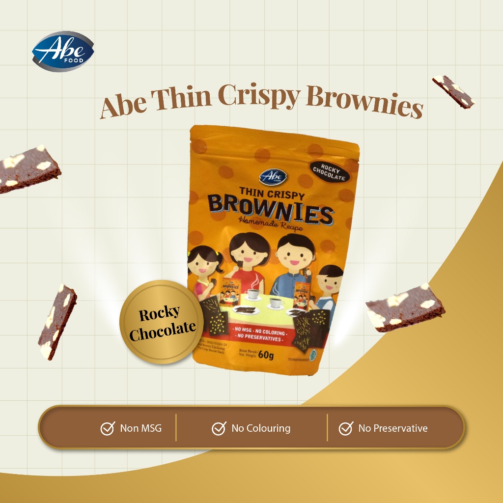 

Abe Food Thin Crispy Brownies Rocky Chocolate 60gr