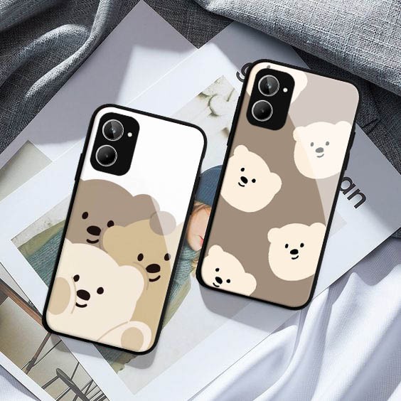 Case Kaca Kilau Realme 10 - Case  Realme 10 - case Kaca Glossy  Realme 10  - Casing  Realme 10  - ca