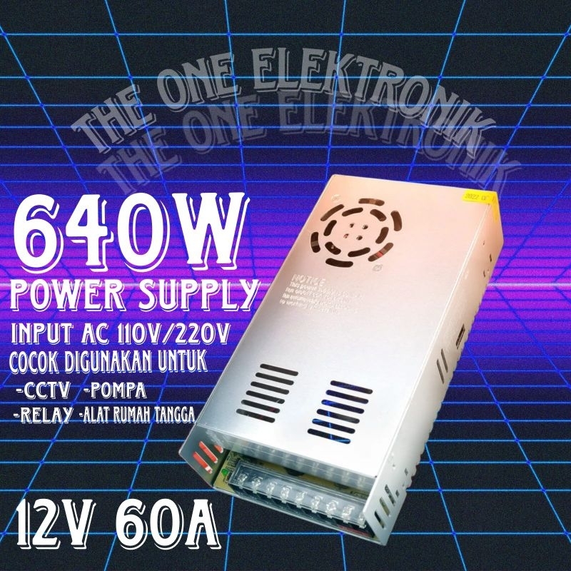 Switching Power Supply PSU 12V 60A High Quality 12Volt 60 Ampere original