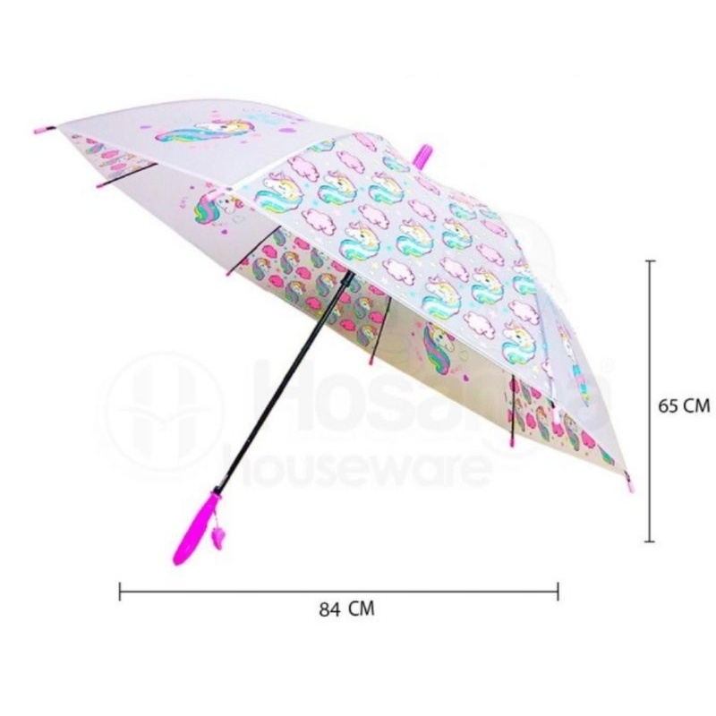 Payung Anak PVC payung anak karakter Unicorn