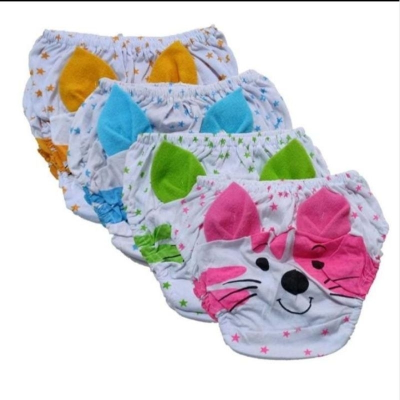 [3 pcs] CD Anak Perempuan Golden Nick Full Karet