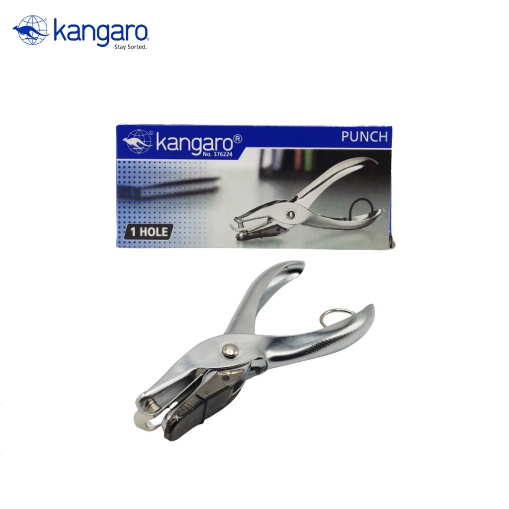 

Punch/ Pembolong Kertas/ Perforator 1 Lubang ( One Hole ) Kangaro