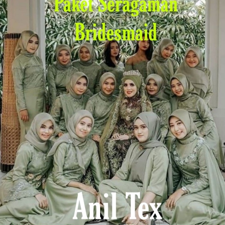 ➸➚✣ Paket Seragaman Bridesmaid / Baju Nikah / Baju Wisuda / Seragaman Keluarga