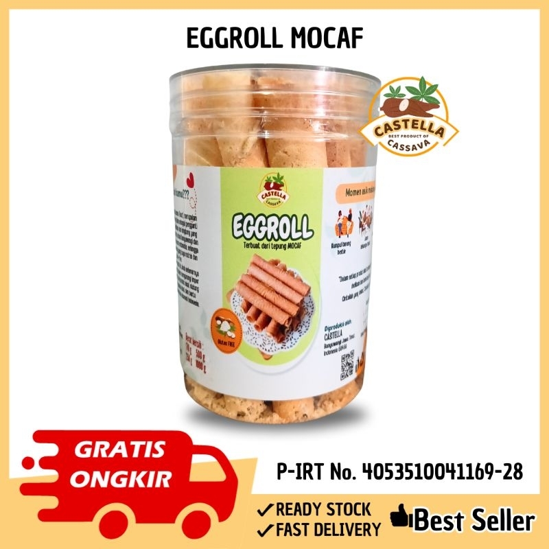

Egg roll Castella Mocaf (165 gr)/ Egg roll Gluten Free