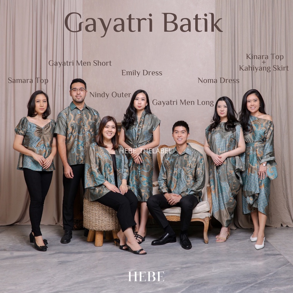 Star Gayatri Batik Set ( Available Couple ) - Kinara Kahiyang Noma Listya Uma Haewon Jun Emily Gaia 