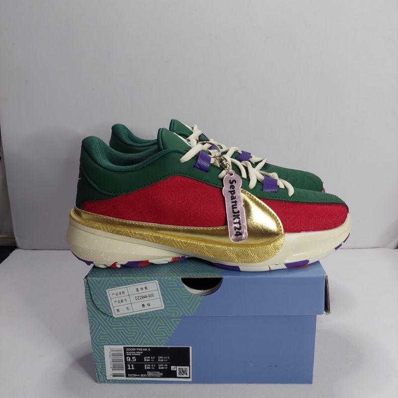 Sepatu Basket Nike Zoom Freak 5 Super Premium Original
