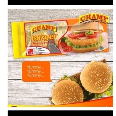 

champ crispy burger 360gr