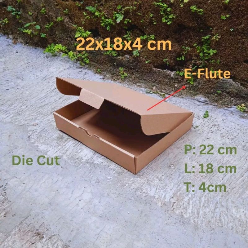 

Box Kardus Packing 22x18x4 cm Die Cut