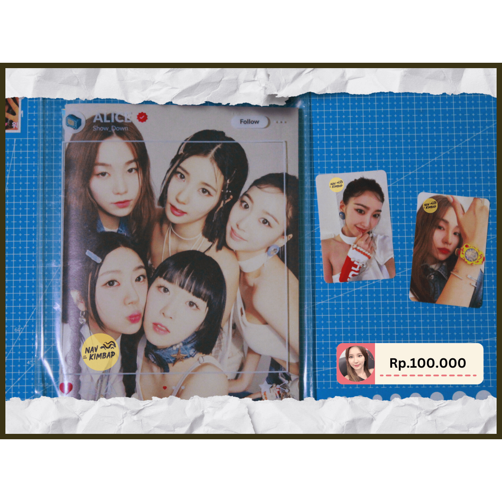 * Clearance Sale All About Alice * ALICE "ELRIS" - [SHOW DOWN] 1st Single Album Official