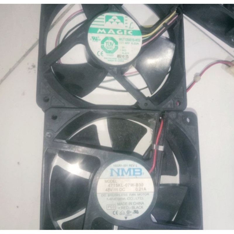 KIPAS BIL, UP BEARING  DC48V  UKURAN 12CM KIPAS HINGSPED