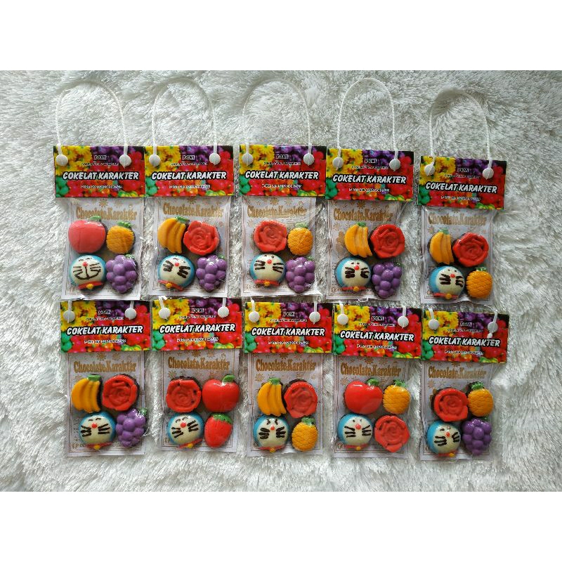 

CCMI Chocolate / Coklat Tenteng / Coklat Karakter Doraemon dan Buah