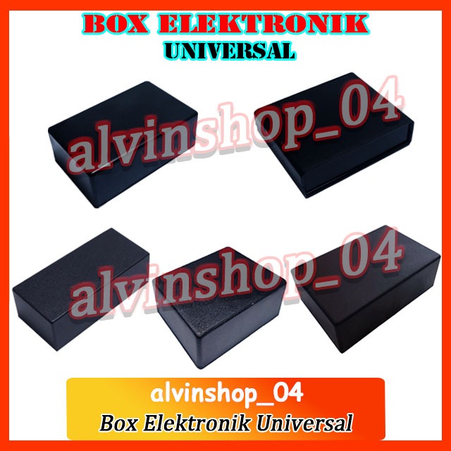 Box Elektronik Box Hitam Box Plastik Universal X2 X3 X5 X6 X8 Multifungsi