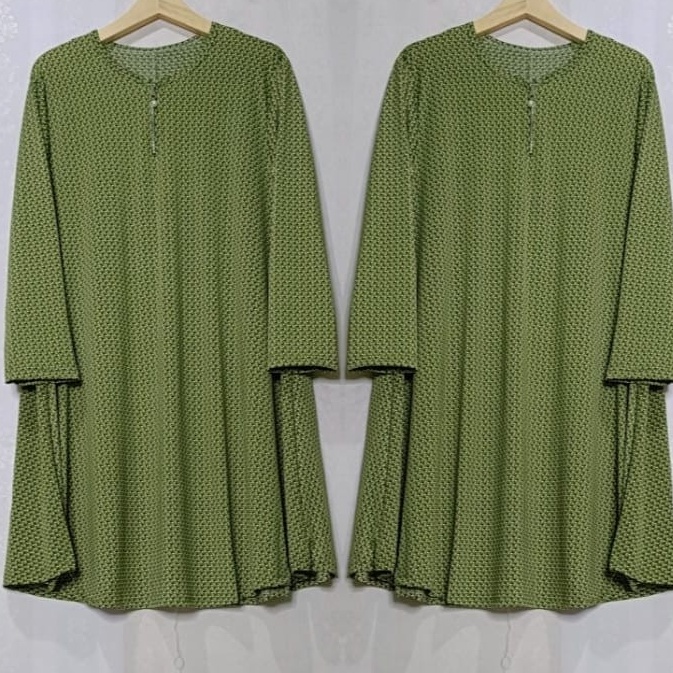 CLPY6723 GROSIR TUNIK KANAYA JERSEY KOREA SUPER JUMBO LD 120-160 PB 105