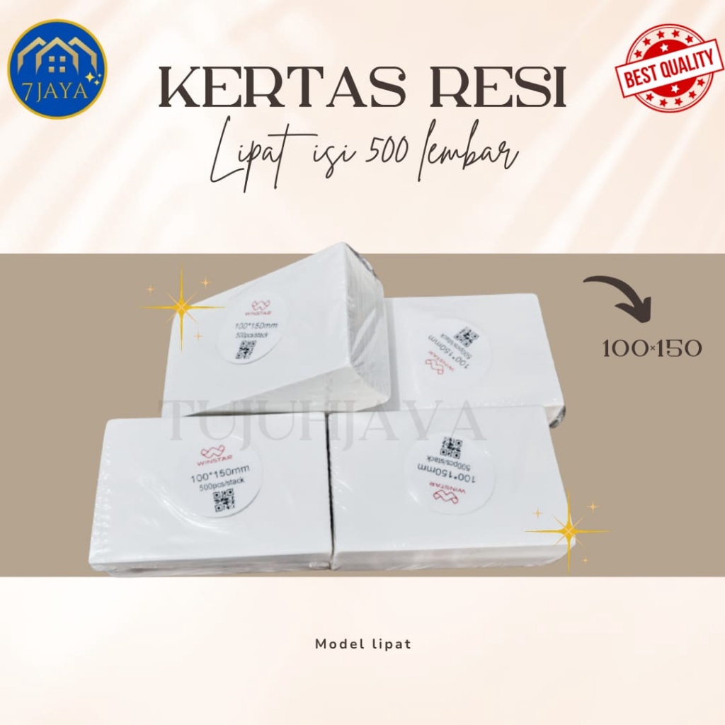 

Terbaru 12.12 Label Stiker Thermal 100x150mm 10x15cm 500pcs grosir