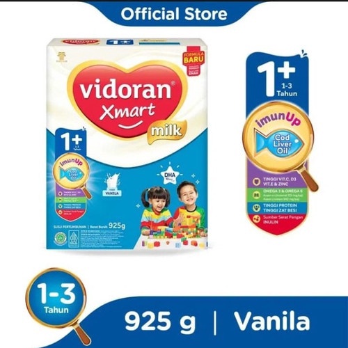 Terbaik SUSU VIDORAN XMART 1+ 925G VANILA / MADU grosir
