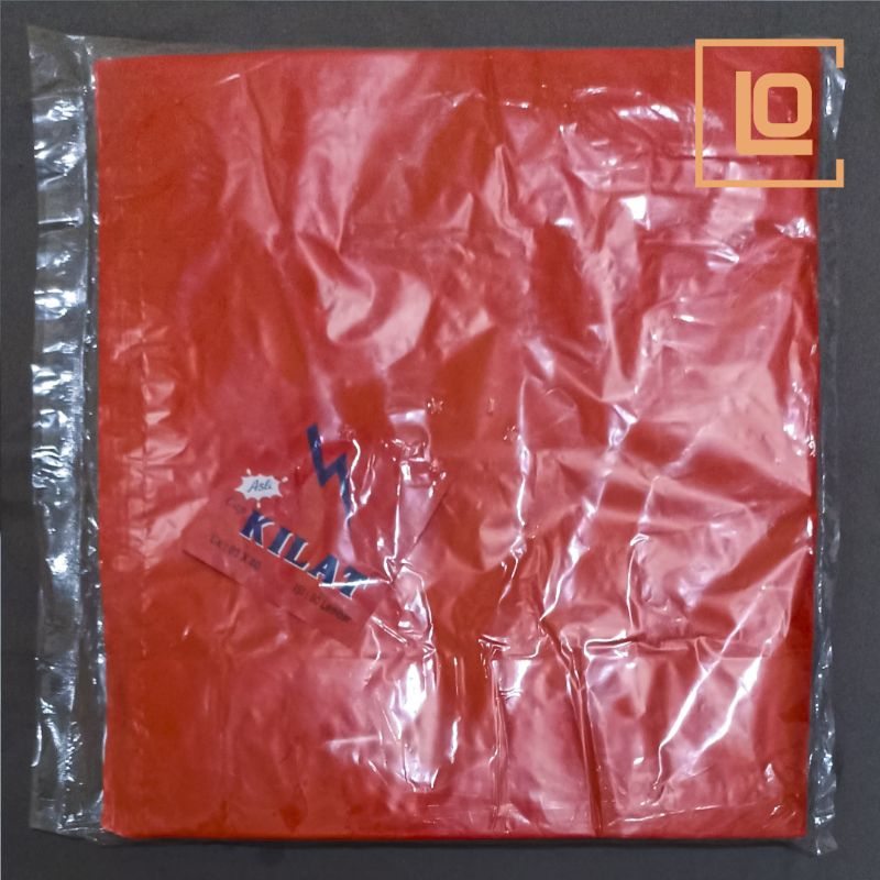 Kantong Kresek Jumbo Merah Hitam Putih Tebal 40x60x03 Merk Kilat @50Lbr / Kresek Gemilang Tebal / Kr