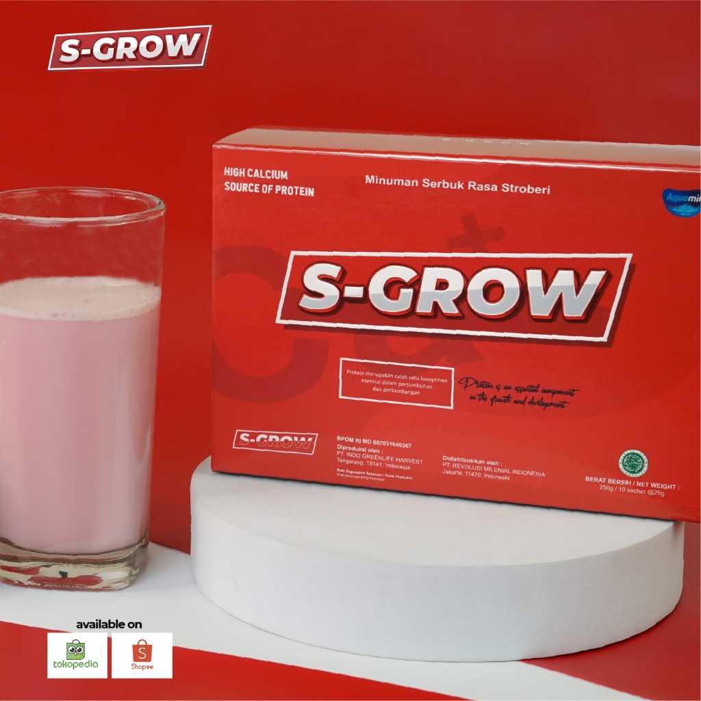 

Susu S-Grow peninggi badan original 100% 1 BOX (ISI 10 SACHET)