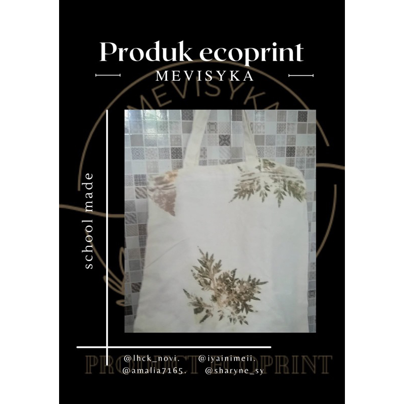 Tote Bag Ecoprint