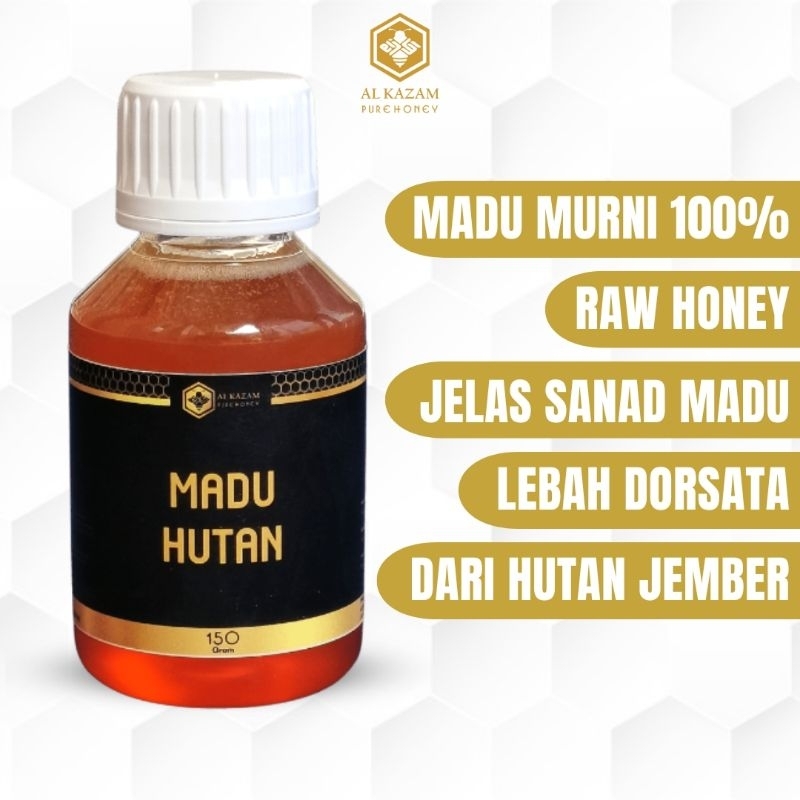

Madu Hutan Meru Betiri Jember Apis Dorsata Asli Murni 150gr