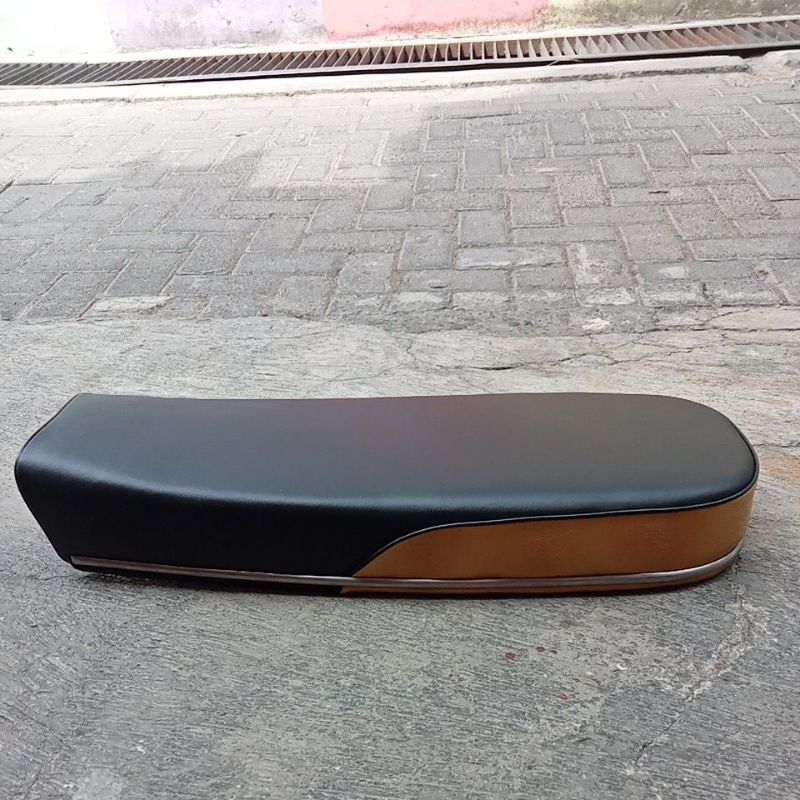 JOK MOTOR CB TIPIS RECING FARIASI KUNING